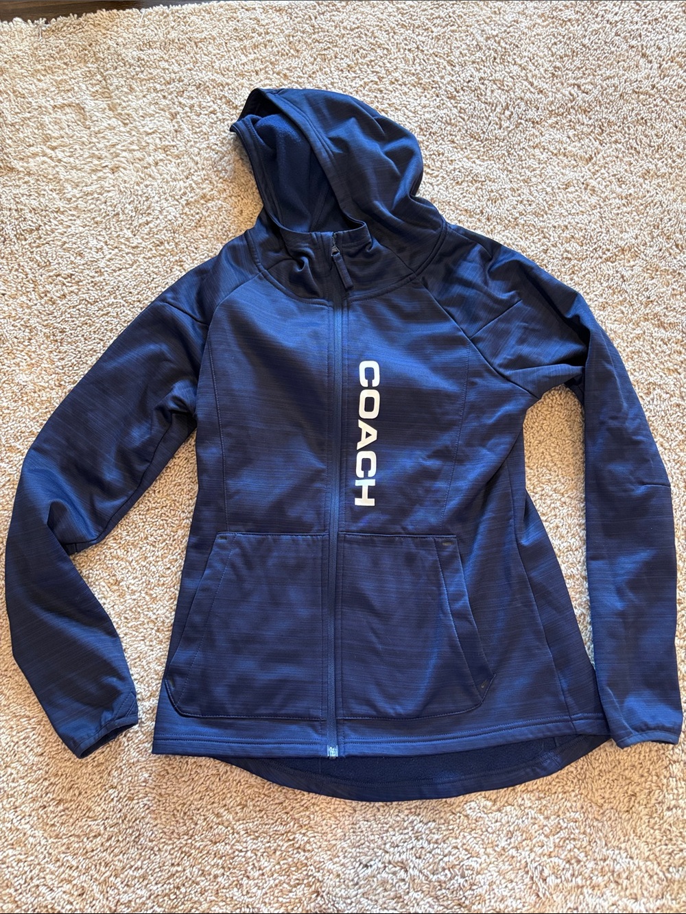 Team Beachbody Coach Heathered Navy Hoodie